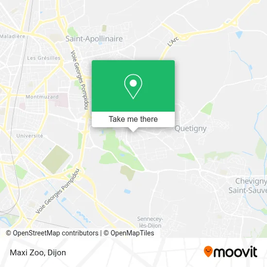 Maxi Zoo map