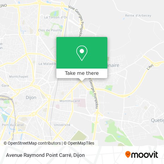 Avenue Raymond Point Carré map