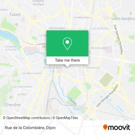 Rue de la Colombière map