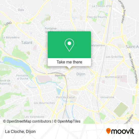 La Cloche map