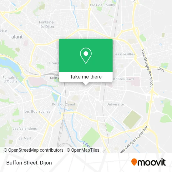 Rue Buffon map