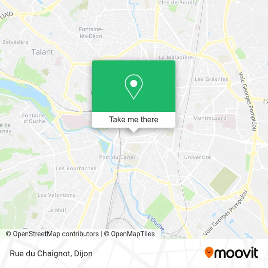 Rue du Chaignot map