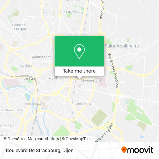 Mapa Boulevard De Strasbourg