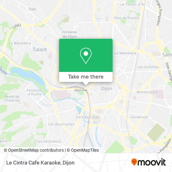 Mapa Le Cintra Cafe Karaoke
