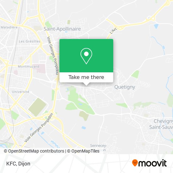 KFC map