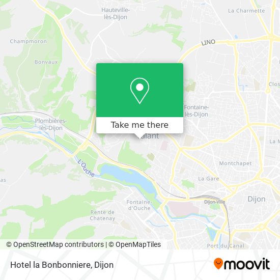 Hotel la Bonbonniere map
