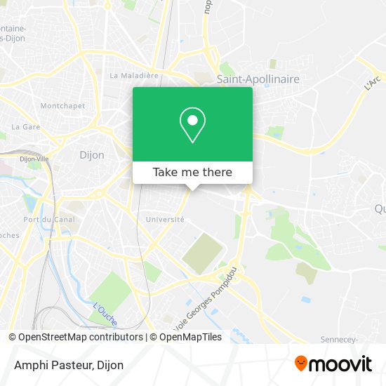 Mapa Amphi Pasteur