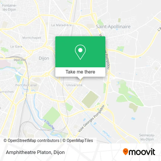 Amphitheatre Platon map