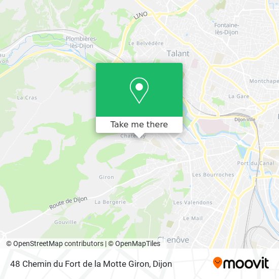 48 Chemin du Fort de la Motte Giron map