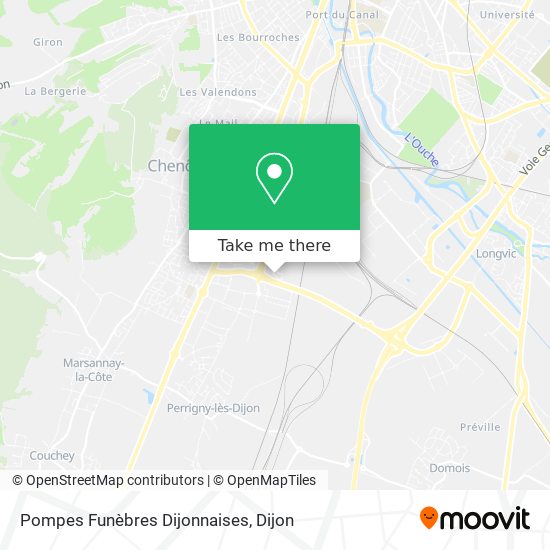 Pompes Funèbres Dijonnaises map
