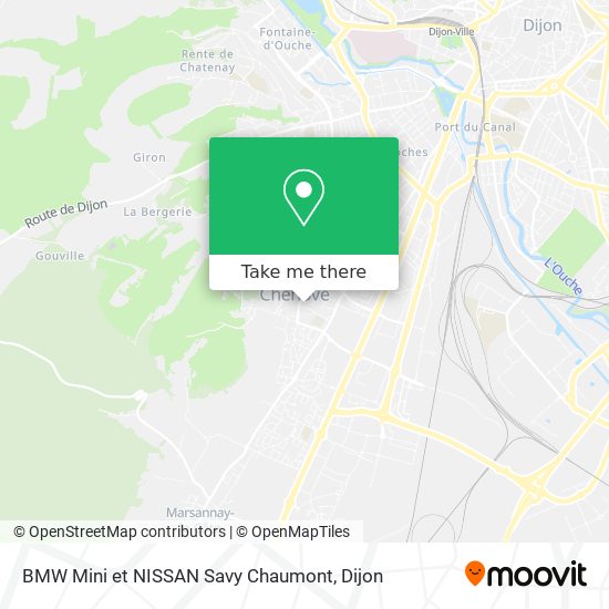 BMW Mini et NISSAN Savy Chaumont map