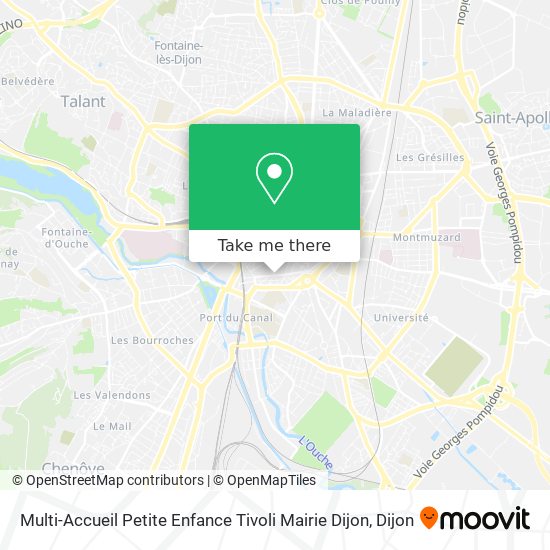 Multi-Accueil Petite Enfance Tivoli Mairie Dijon map