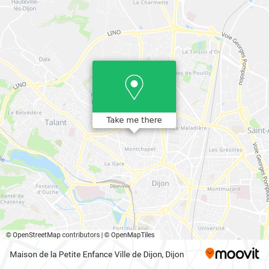 Maison de la Petite Enfance Ville de Dijon map