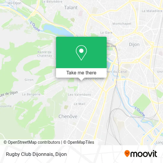 Rugby Club Dijonnais map