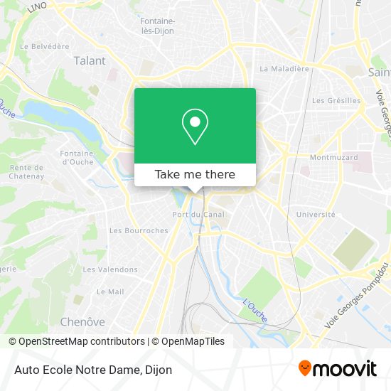 Auto Ecole Notre Dame map