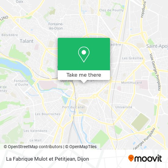 La Fabrique Mulot et Petitjean map