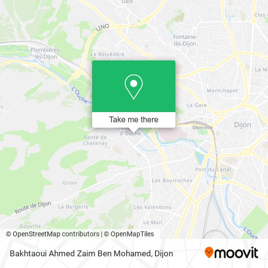 Bakhtaoui Ahmed Zaim Ben Mohamed map