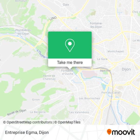 Entreprise Egma map