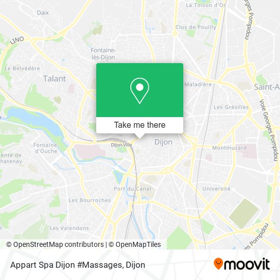 Mapa Appart Spa Dijon #Massages