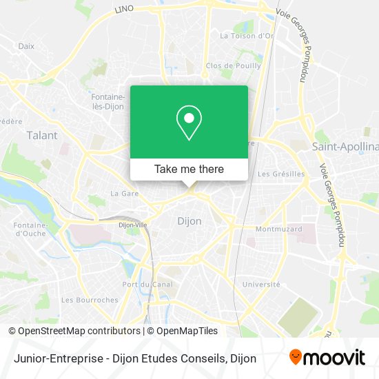 Mapa Junior-Entreprise - Dijon Etudes Conseils