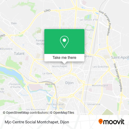 Mjc-Centre Social Montchapet map