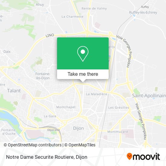 Notre Dame Securite Routiere map