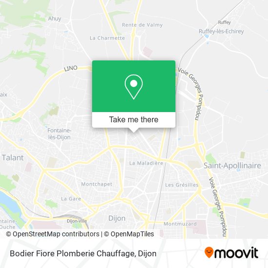 Mapa Bodier Fiore Plomberie Chauffage