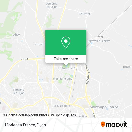 Modessa France map