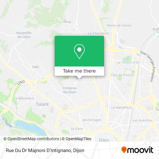 Rue Du Dr Majnoni D'Intignano map