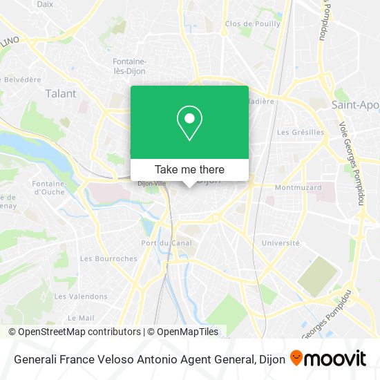 Generali France Veloso Antonio Agent General map