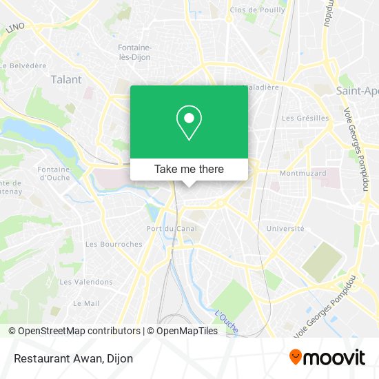 Restaurant Awan map