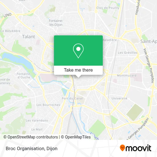Broc Organisation map