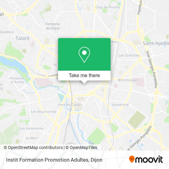 Instit Formation Promotion Adultes map