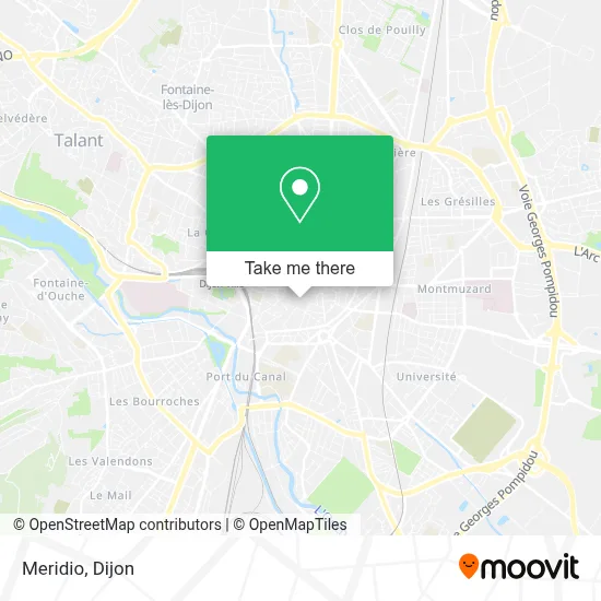Meridio map