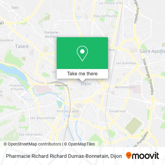 Mapa Pharmacie Richard Richard Dumas-Bonnetain