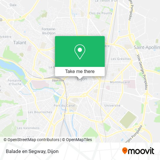 Balade en Segway map