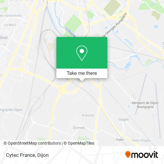 Cytec France map