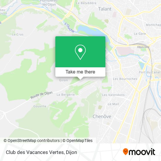 Club des Vacances Vertes map