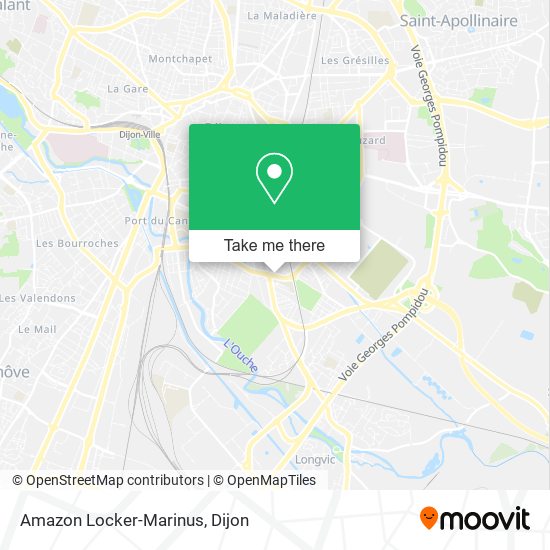 Mapa Amazon Locker-Marinus