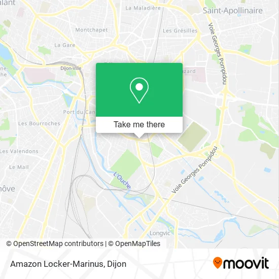 Amazon Locker-Marinus map