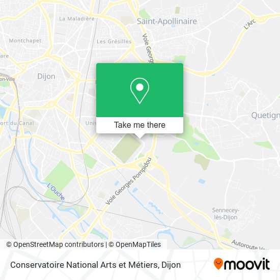 Conservatoire National Arts et Métiers map