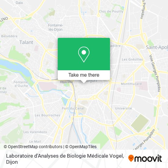 Mapa Laboratoire d'Analyses de Biologie Médicale Vogel