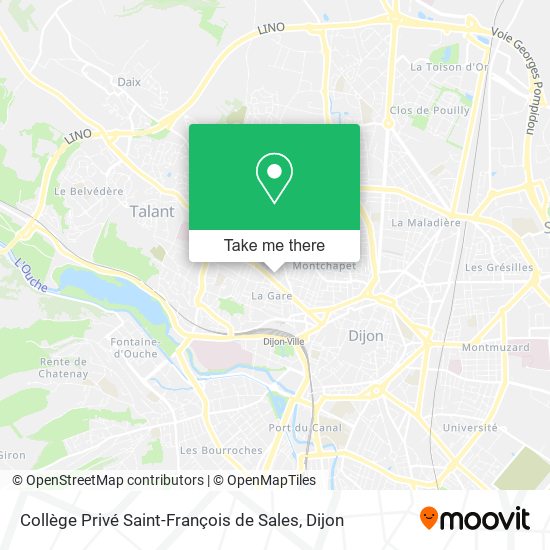 Collège Privé Saint-François de Sales map