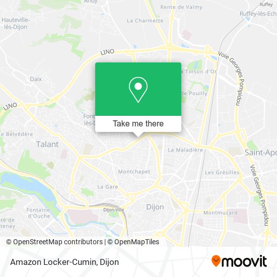 Amazon Locker-Cumin map