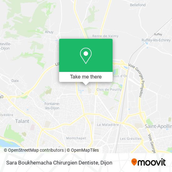 Mapa Sara Boukhemacha Chirurgien Dentiste