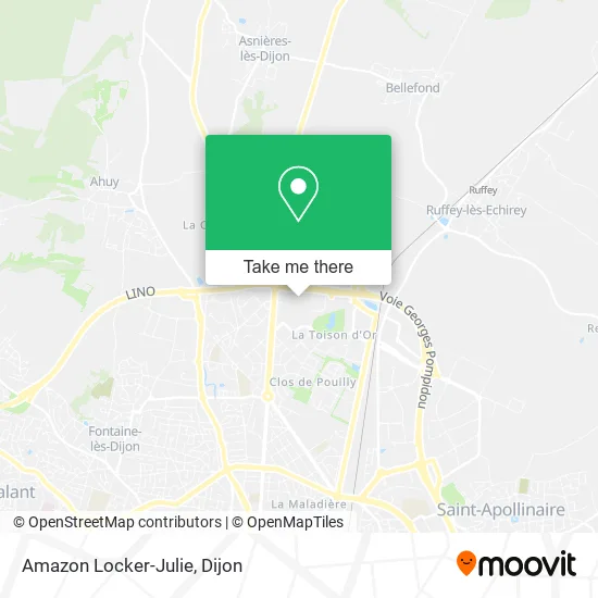 Amazon Locker-Julie map