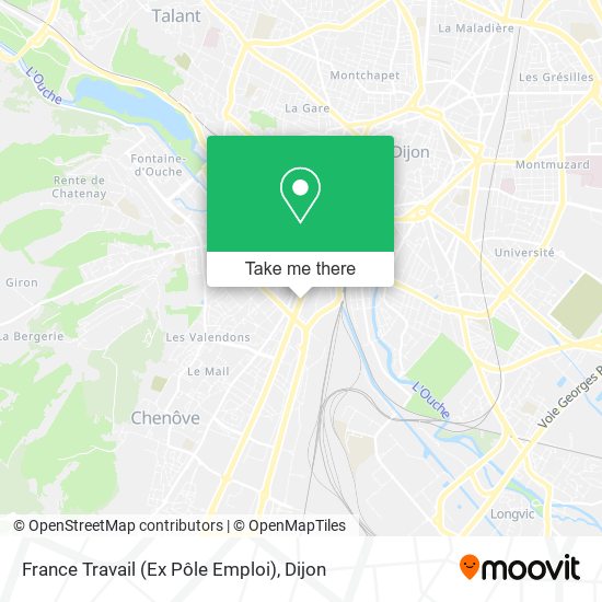 France Travail (Ex Pôle Emploi) map