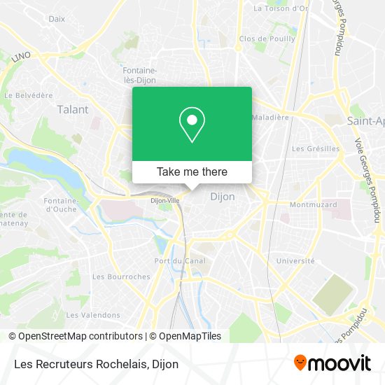 Mapa Les Recruteurs Rochelais