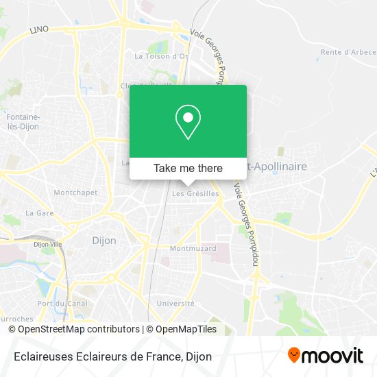Eclaireuses Eclaireurs de France map