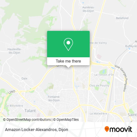 Mapa Amazon Locker-Alexandros